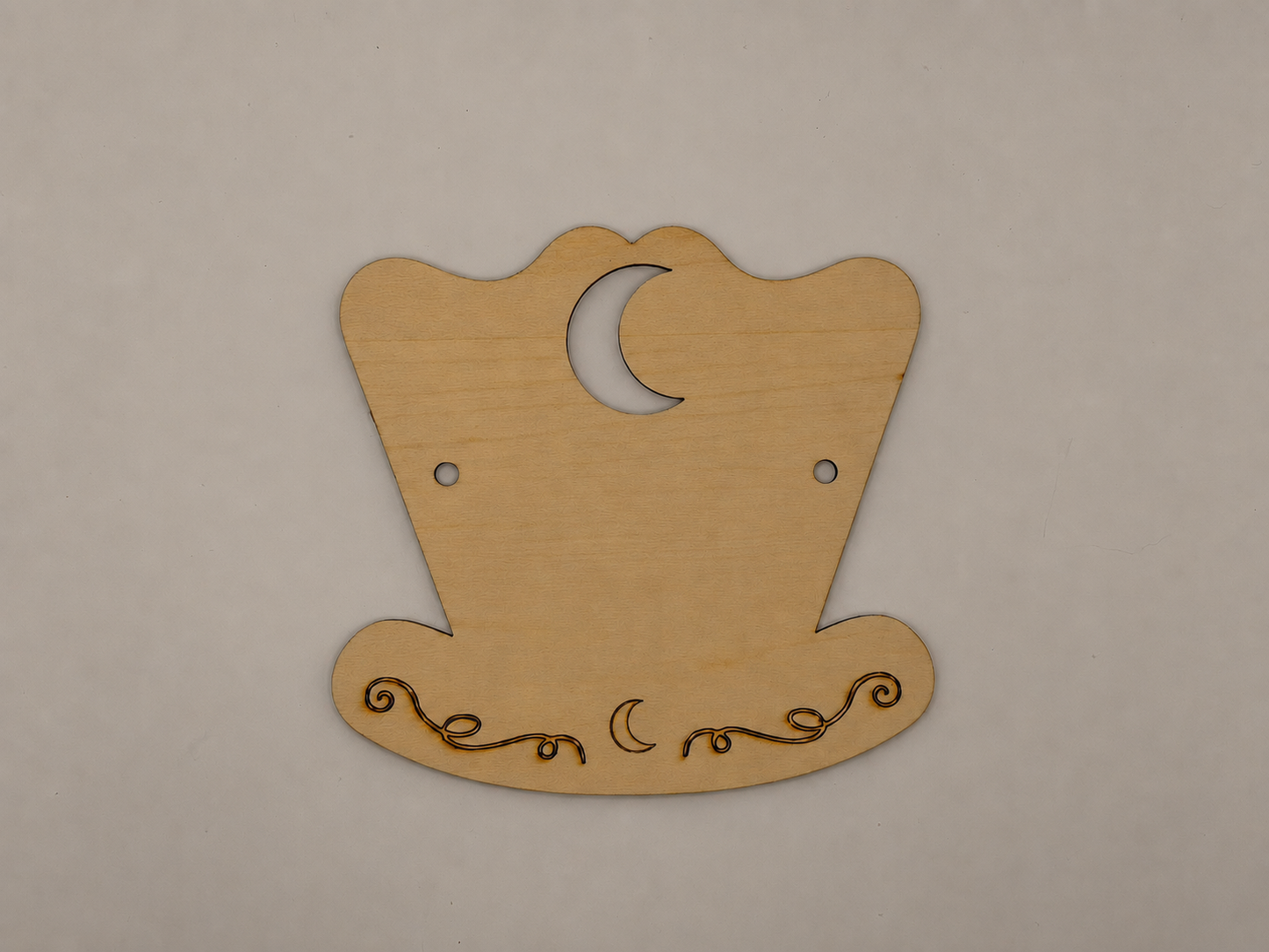 Personalized Mini Cradle Made of Wood with Name Engraving