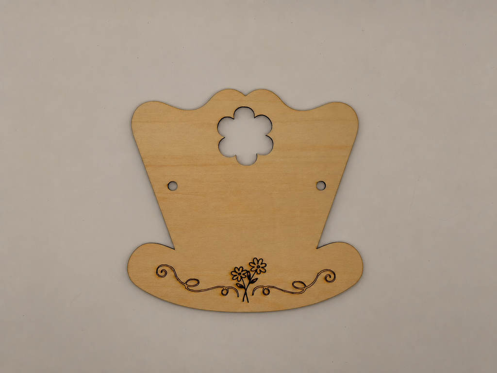 Personalisierte Mini-Wiege aus Holz mit Namensgravur