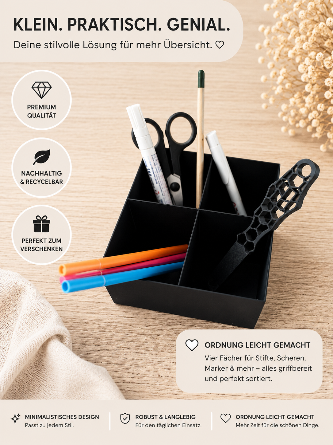 Kallax Schubladen Einsatz – 1, 2 oder 4 Fächer – Ikea Kallax Organizer