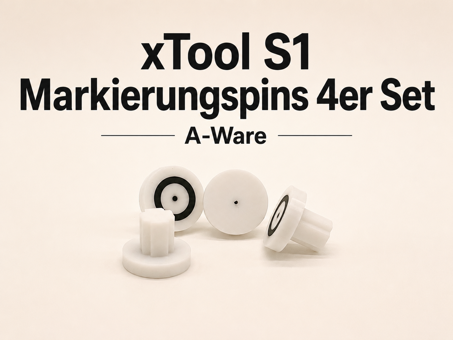xTool S1 Kalibrierpins – Markierungspins für Honeycomb Panel (4er-Set)