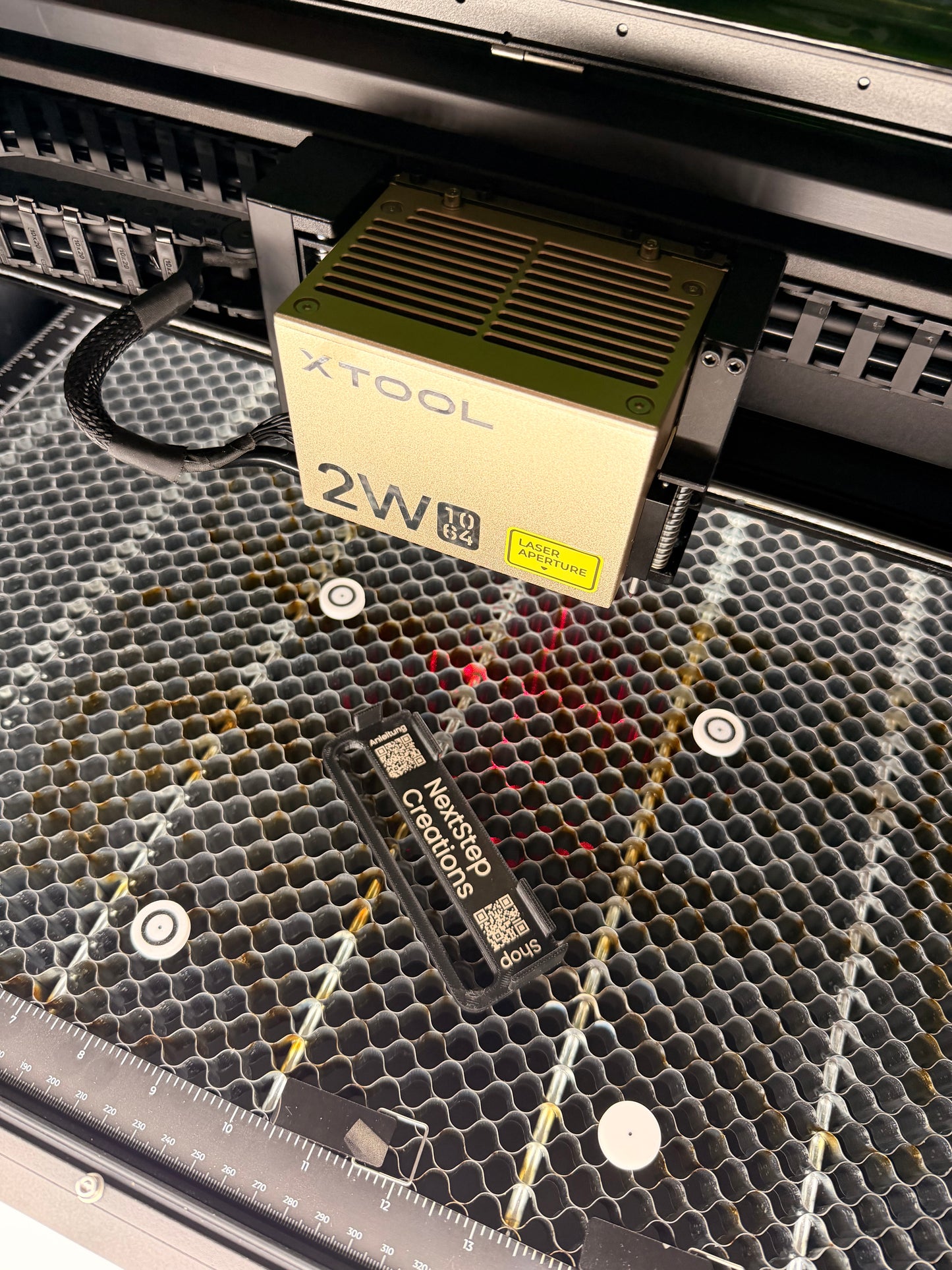 LaserGrip für xTool S1 2W IR-Modul – werkzeugloser Griff aus PETG-CF