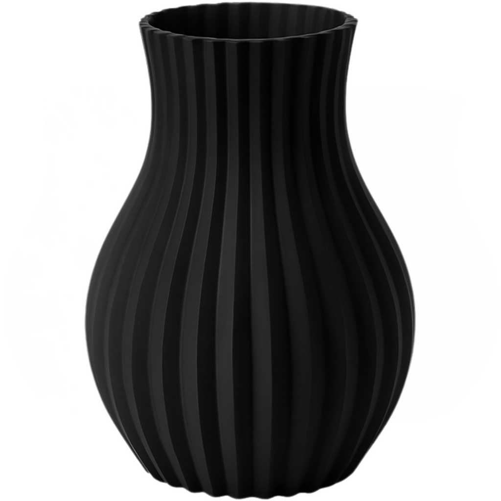 Minimalistische Design-Vase „Rillenschliff“ - NextStep Creations