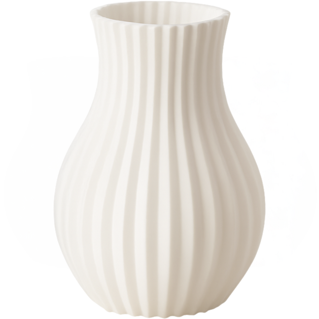 Minimalistische Design-Vase „Rillenschliff“ - NextStep Creations