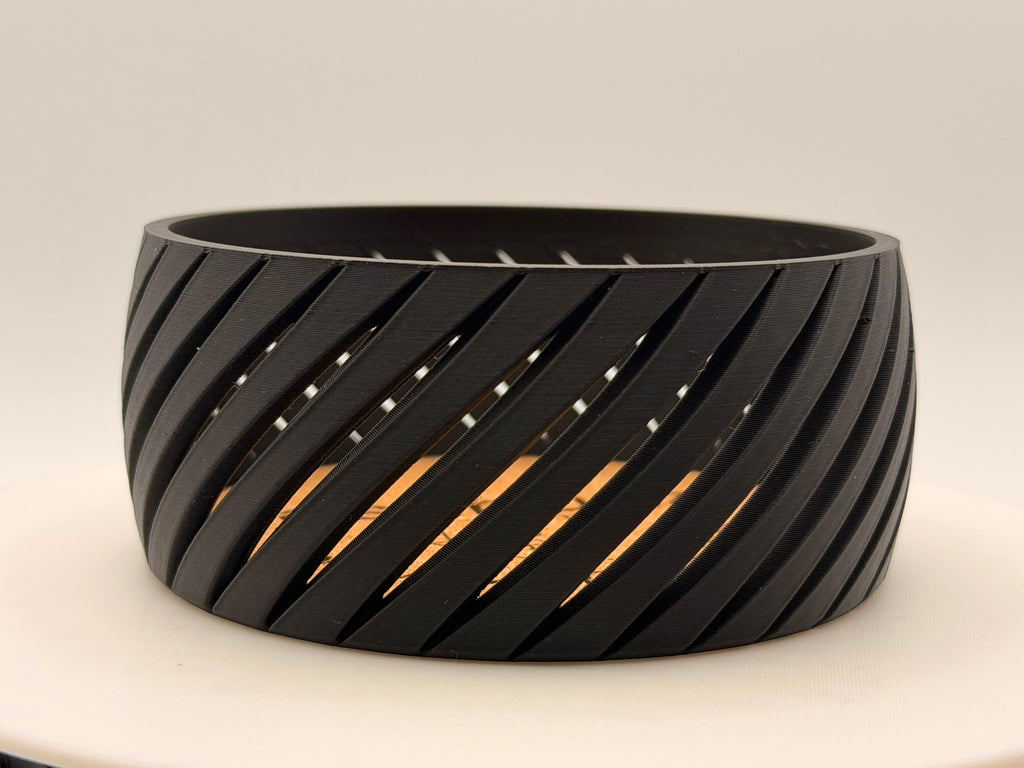 Schlüsselschale Kork "Willkommen Zuhause" | Deko Schale rund | Einzugsgeschenk Flurablage | Modernes Design Schwarz