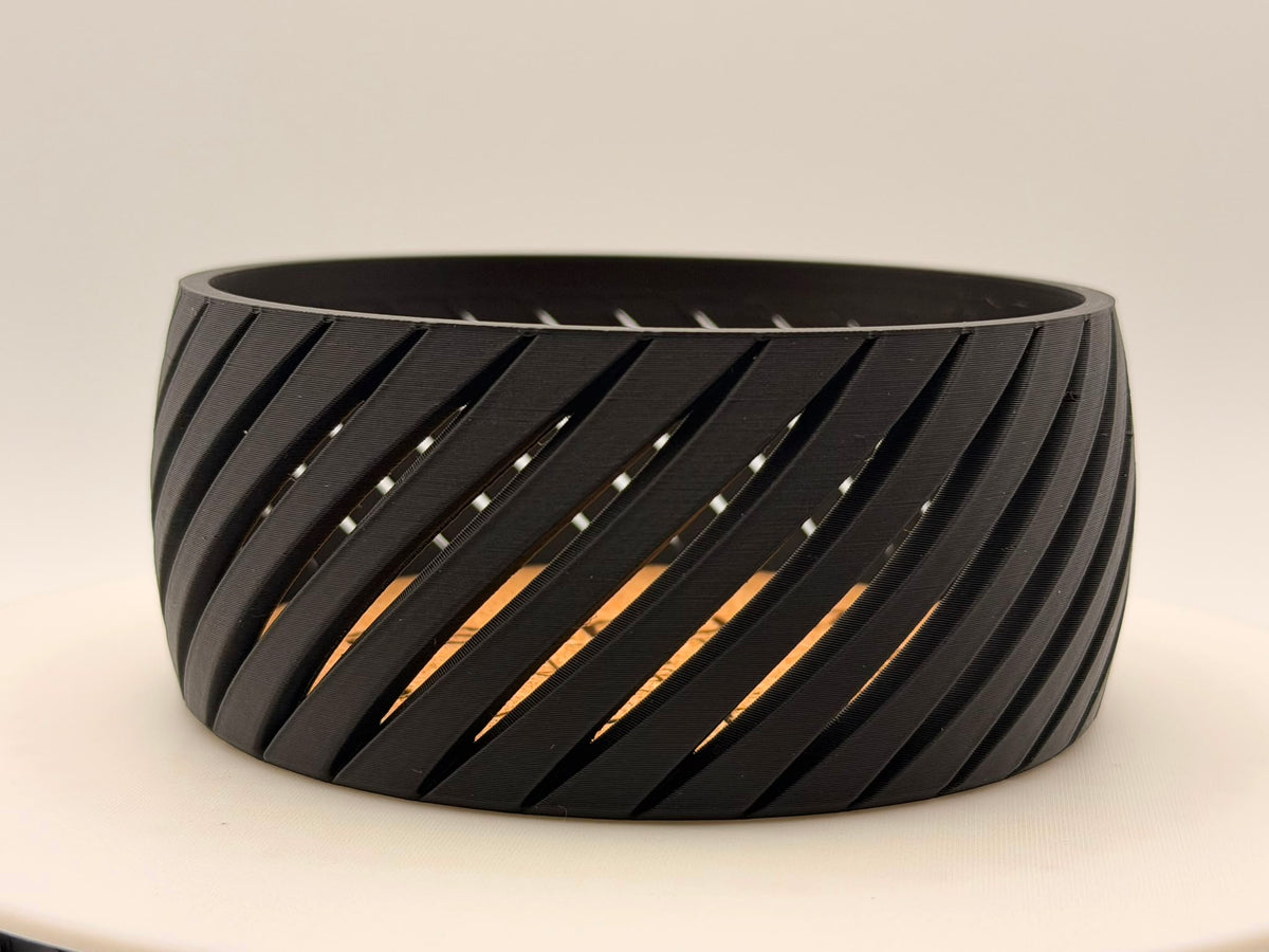 Schlüsselschale Kork "Willkommen Zuhause" | Deko Schale rund | Einzugsgeschenk Flurablage | Modernes Design Schwarz