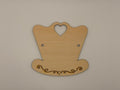 Personalisierte Mini-Wiege aus Holz mit Namensgravur