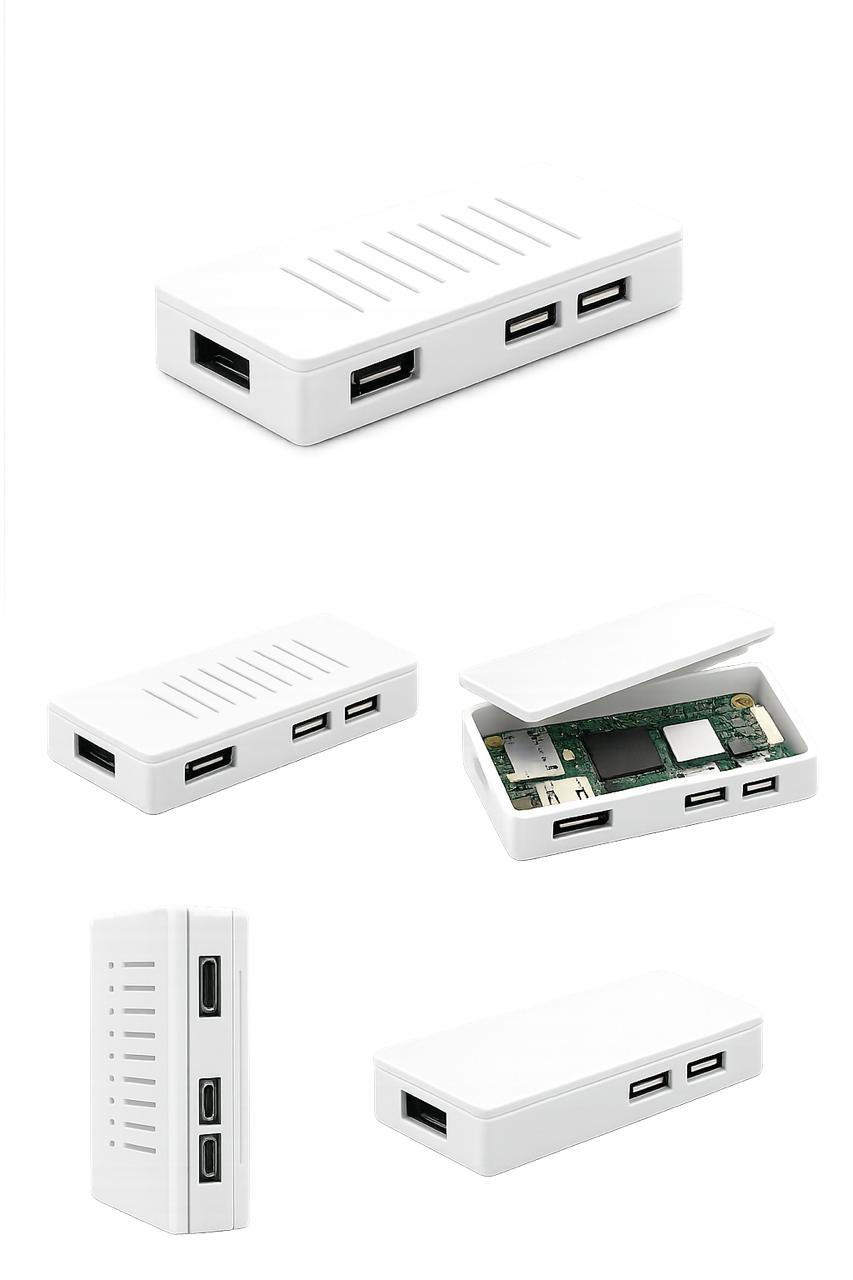 Raspberry Pi Zero 2 W Snap-Fit Gehäuse - Werkzeuglose Montage - NextStep Creations