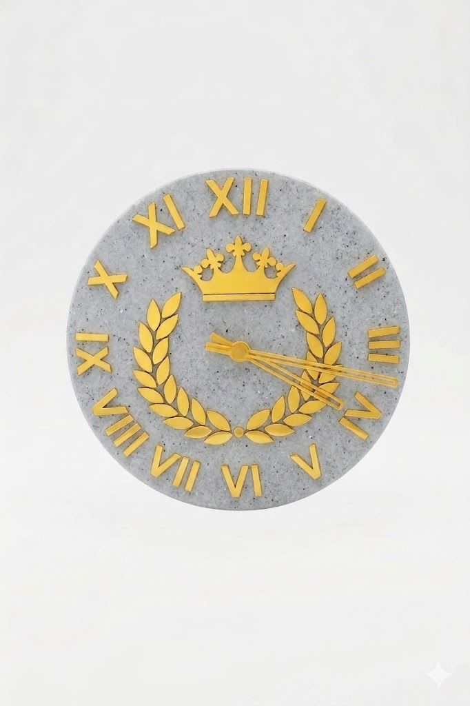 Wanduhr Relief | 25 cm mit dezenter Reliefoptik - NextStep Creations