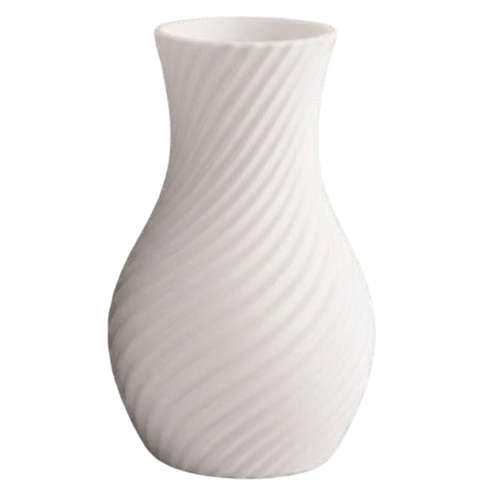 Design-Vase „Twist“ mit Spiralmuster – Minimalistisches Statement - NextStep Creations