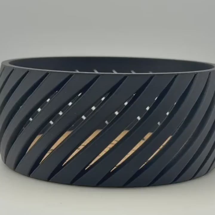 Schlüsselschale Kork "Willkommen Zuhause" | Deko Schale rund | Einzugsgeschenk Flurablage | Modernes Design Schwarz